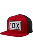 Fox Youth Station Drive Train snapback hat red