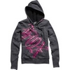 Girls Bandit sherpa zip hoody Charcoal heather
